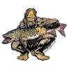 BFG 5" x 6" Sasquatch Musky Decal | Musky Town