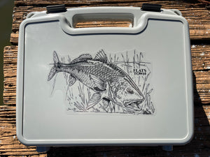 Flats Town Redfish Boat Box | Redfish Fly Box | Musky Town