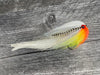 Big Belly Baitfish Predator Fly, White/Orange | Musky Town