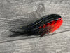 Big Belly Baitfish Predator Fly, Black/Red | Musky Town