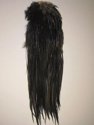 Root River Hackle - Black Saddle | Musky Town