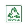 BFG 4" x 4.5" Recycle Square Decal | Musky Town